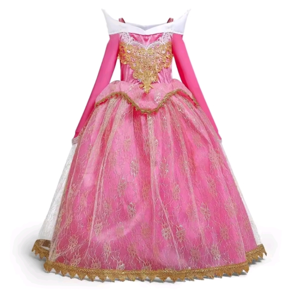 Pink and Gold Princess Costume for Kids